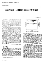 【ターボ機械生産統計 2006年度版】