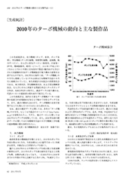 【ターボ機械生産統計 2010年度版】